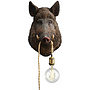 Wandlamp Wildzwijn Willy, bruin H50cm