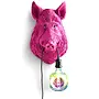 Wandlamp Wildzwijn Willy, roze H50cm