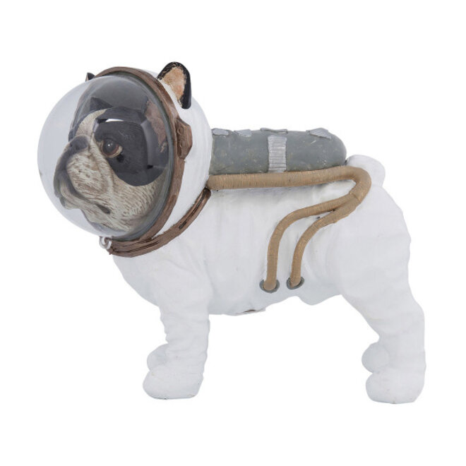 Deco Figuur 'SpaceDog' 21x25cm