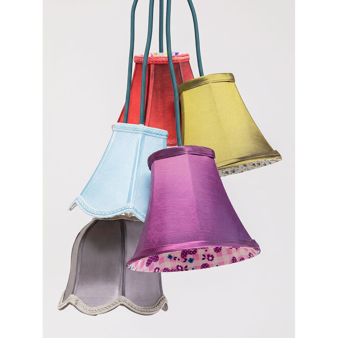 Hanglamp Saloon Flowers 5-lichts