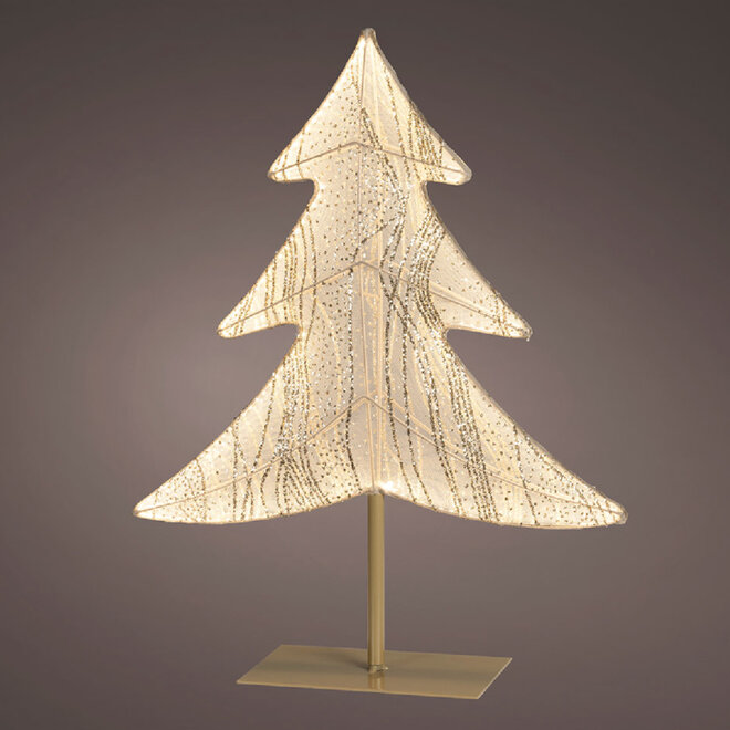 Tafellamp Kerstboom, goud 53cm