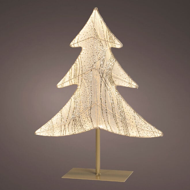 Tafellamp Kerstboom, goud 53cm
