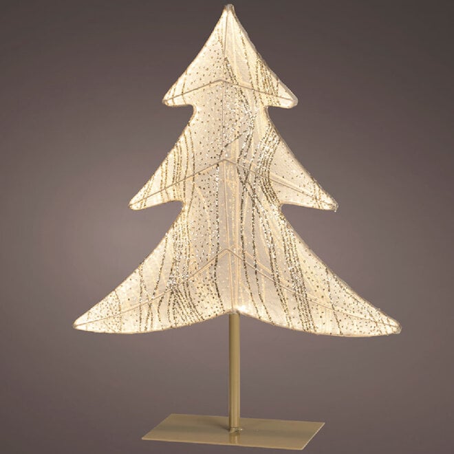 Tafellamp Kerstboom, goud 65cm