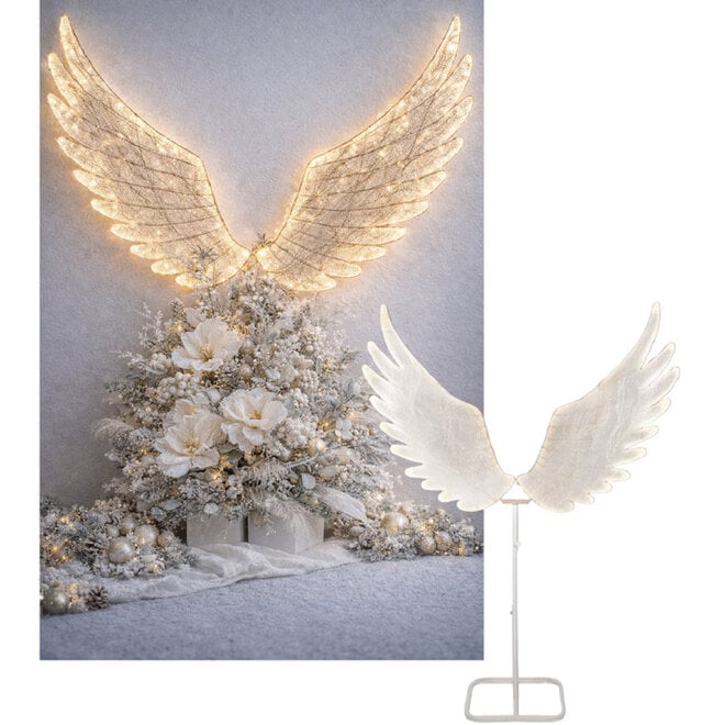 Decoratieve Vloerlamp Angel Wings, LED 164cm