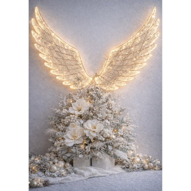 Decoratieve Vloerlamp Angel Wings, LED 164cm