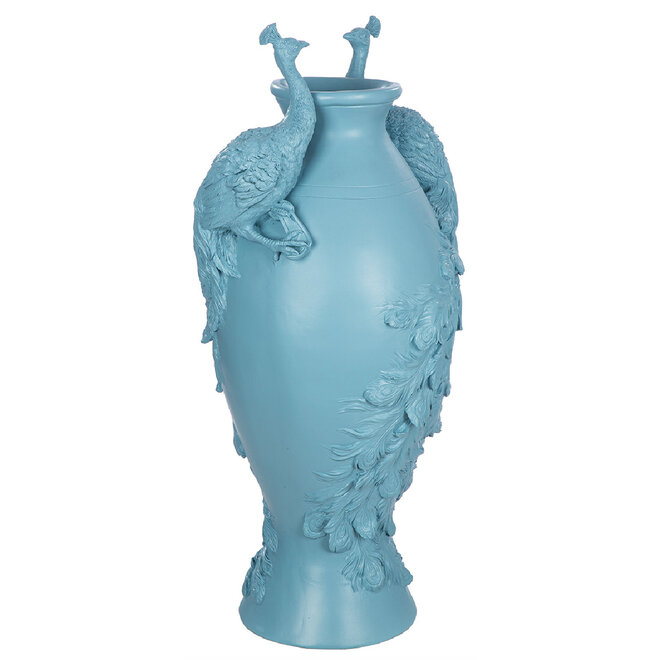Vloer Vaas Koh Amphora Peacock Blauw 76cm
