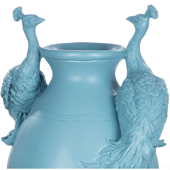 Vloer Vaas Koh Amphora Peacock Blauw 76cm