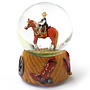 Sneeuwbol Cowboy te paard