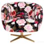 Draaifauteuil Pioenrozen