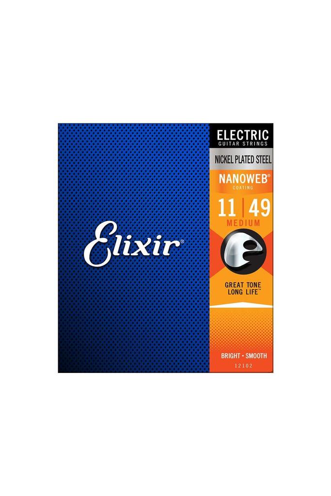 Elixir 12102 Nanoweb Electric Medium 11-49
