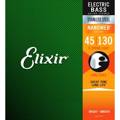 Elixir Elixir 14777 5-String Bass Light 45-130