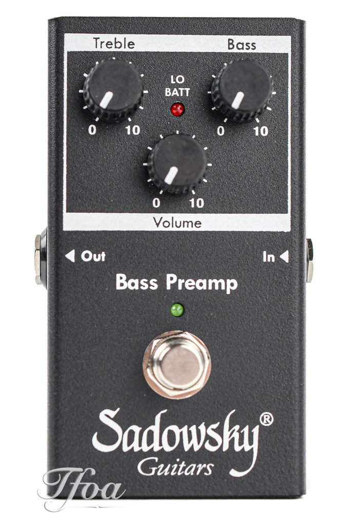 Sadowsky SBP2 Outboard Bass Preamp DI The Fellowship of Acoustics