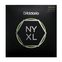 D'Addario NYXL45105 Nickel Wound Light Top/Medium Bottom 45-105 Long Scale