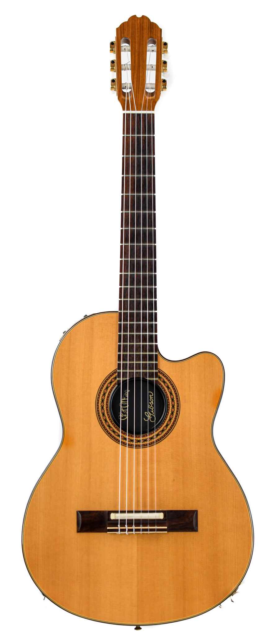 Chet Atkins Acoustic Guitar - Gibson Ce Nylon Chet Atkins 1989 The Fellowshop Of Acoustics