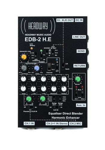 Headway Headway EDB2 H.E. Acoustic Equalizer Direct Blender Harmonic Enhancer