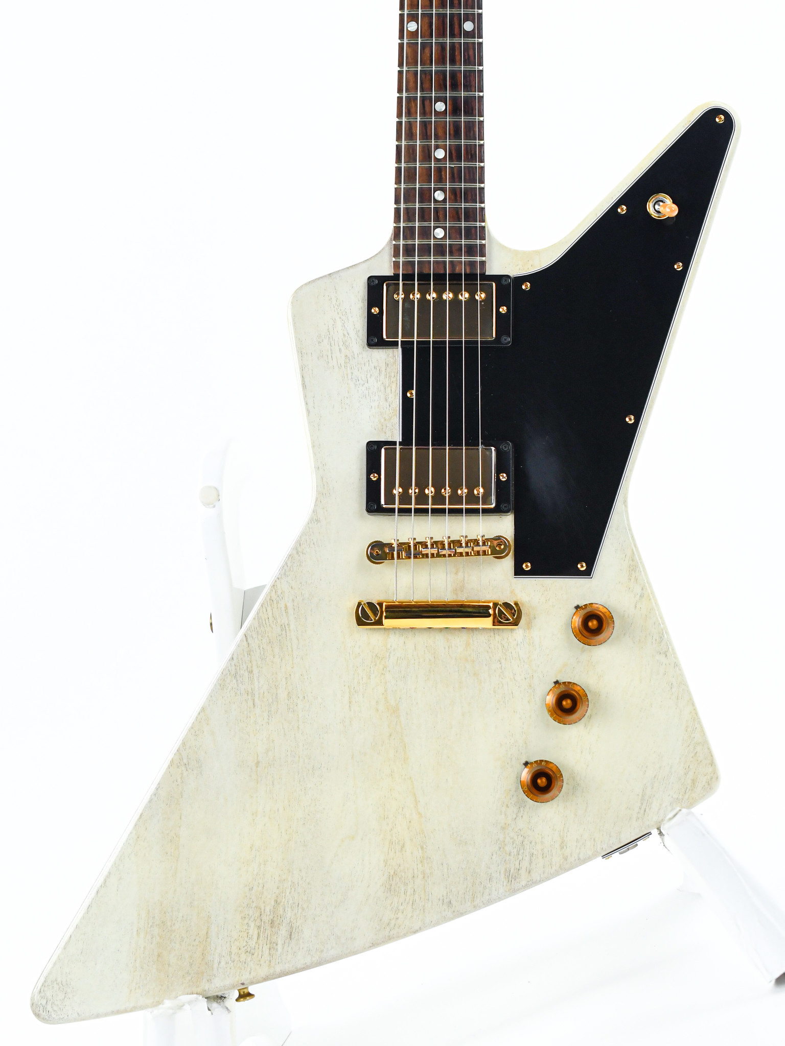 Gibson Custom Shop 58 Explorer Mahogany Tv White 17 The Fellowship Of Acoustics