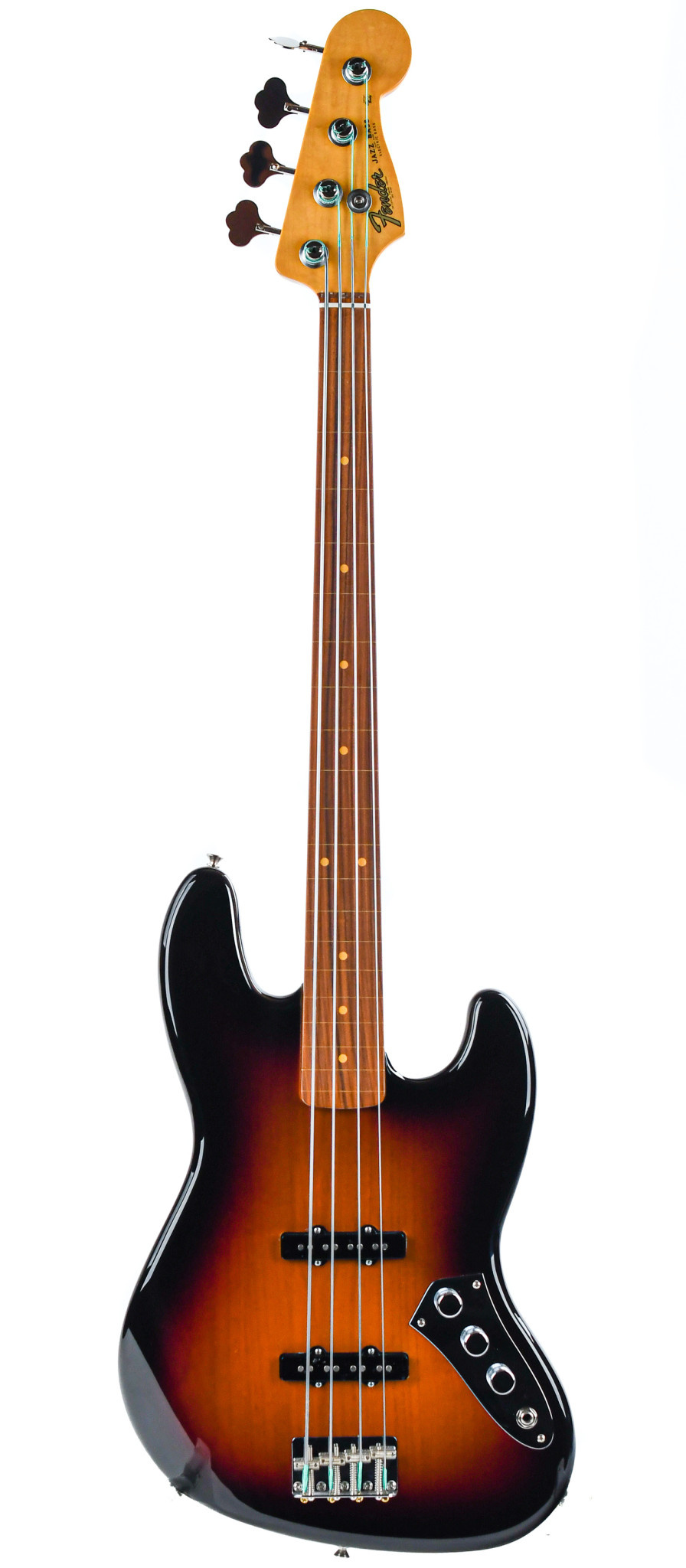 Fender Jazz Bass Fretless 3 Color Sunburst | The Fellowship Acoustics