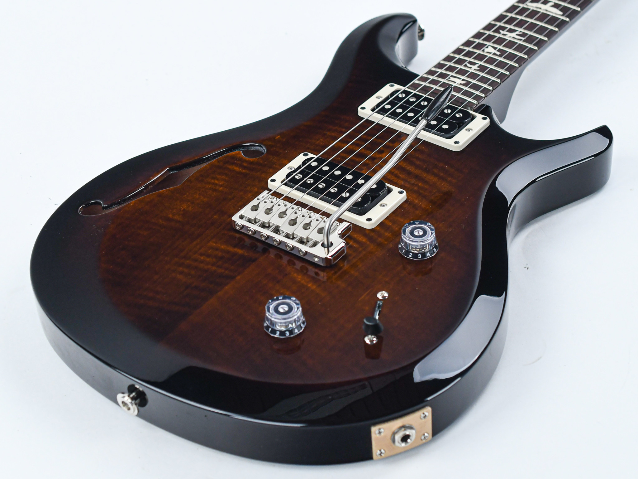 prs s2 custom 22 burnt amber burst