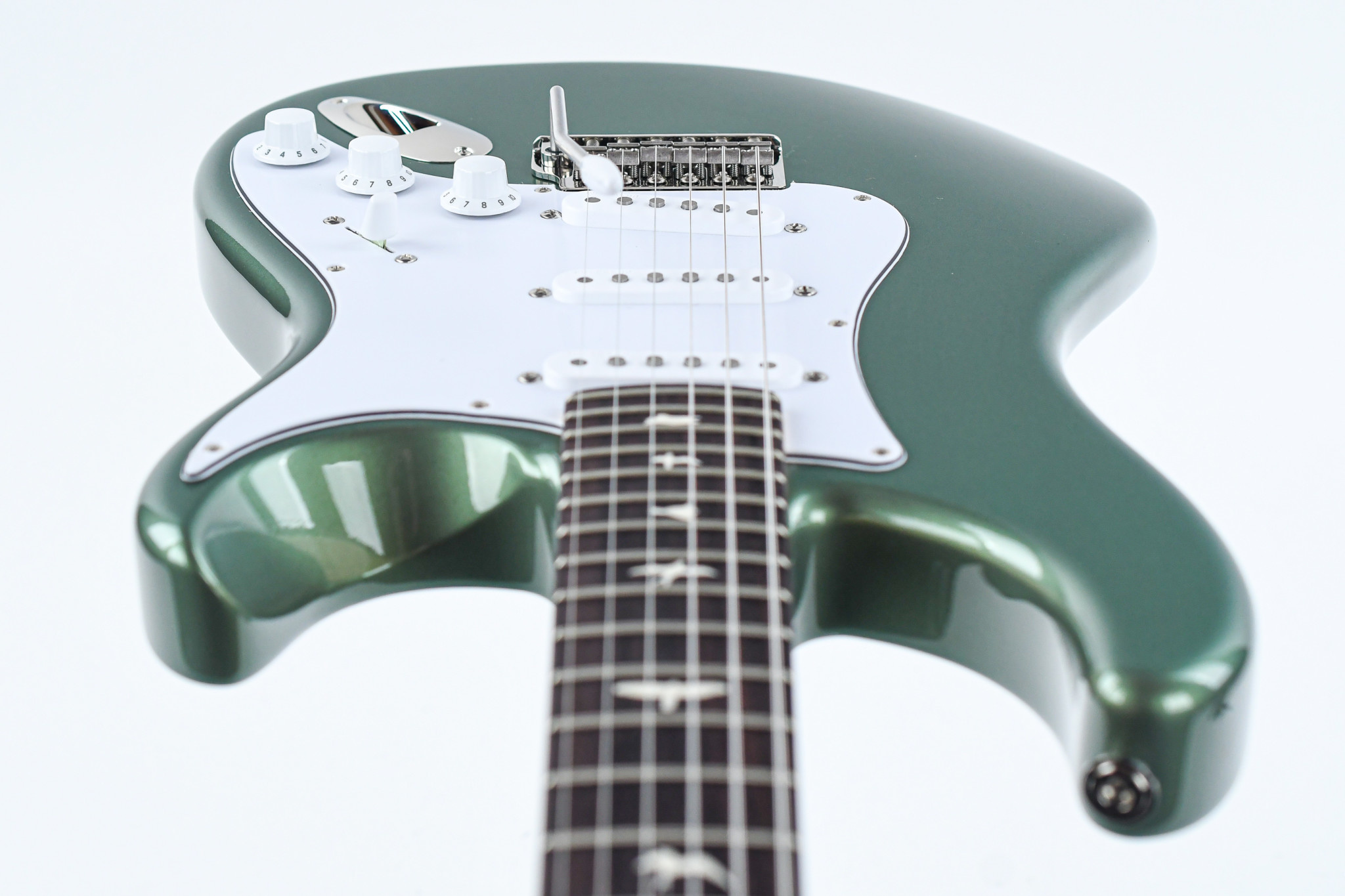 prs silver sky orion green rosewood