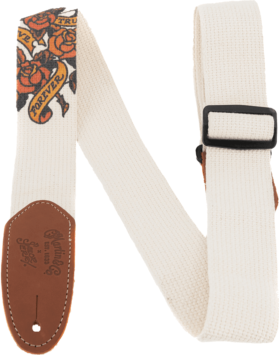 Martin 18A0113 Sailor Jerry Cotton Guitar Strap - The Fellowship of Acoustics Martin 18A0113 Sailor Jerry Cotton Guitar Strap - The Fellowship of Acoustics