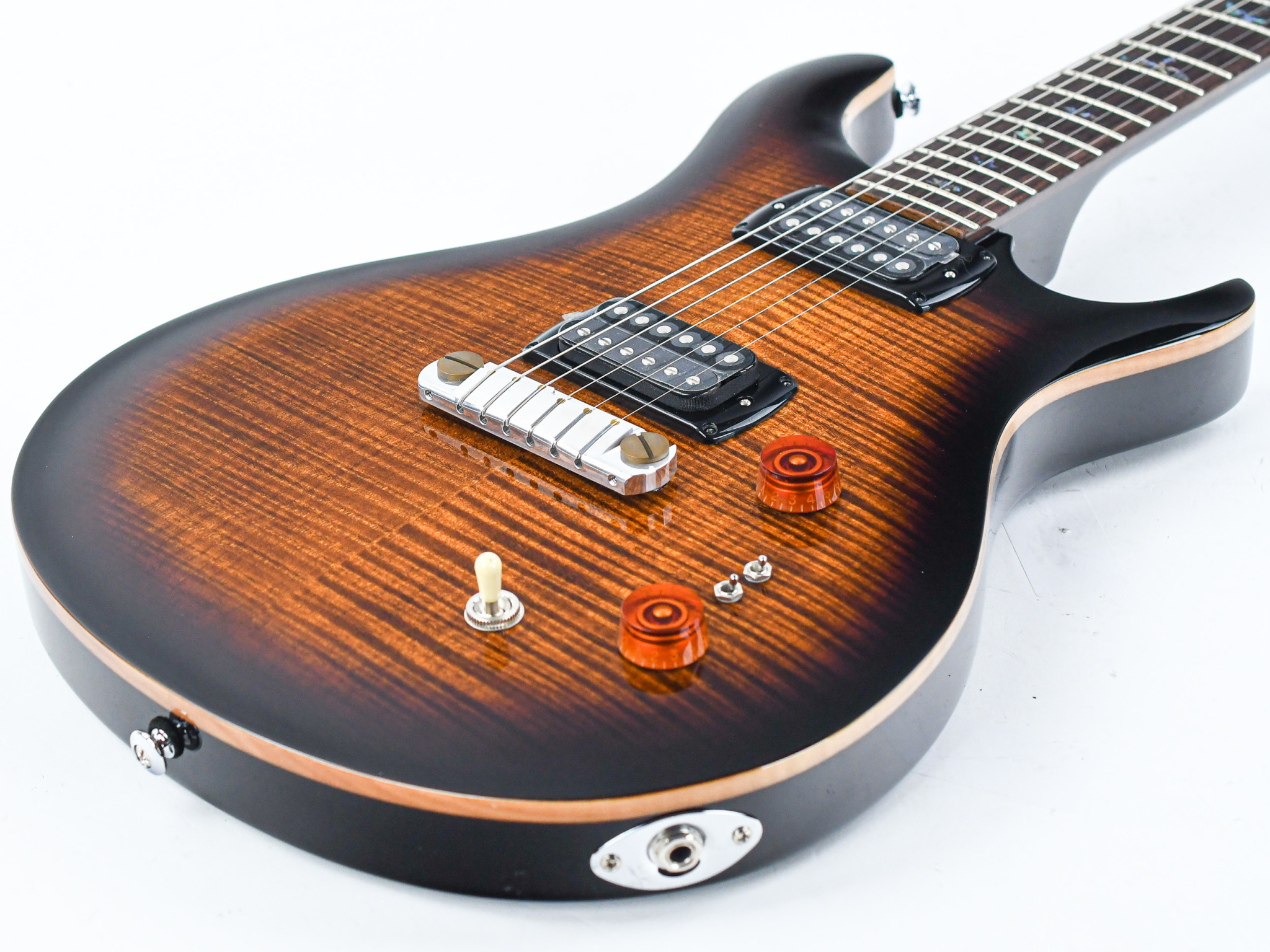 prs se black gold burst