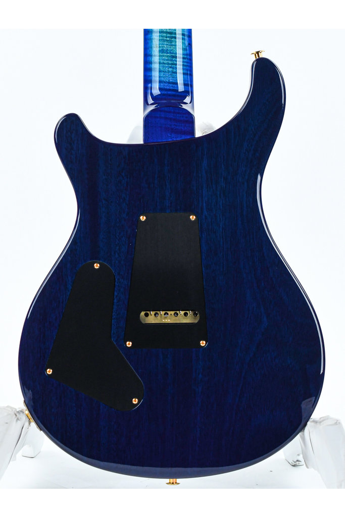 PRS Custom 24 10 Top Quilt Maple Neck Blue Matteo Blue Burst