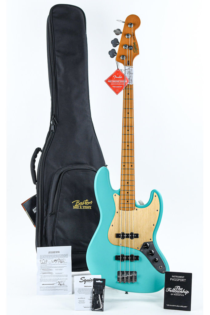Squier 40th Anniversary Jazz Bass Vintage Edition Sea Foam Green The
