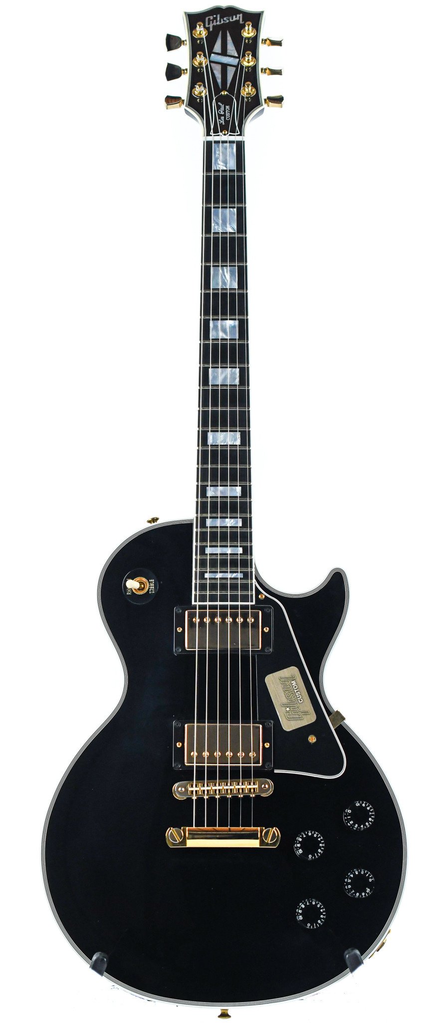 gibson les paul custom black ebony