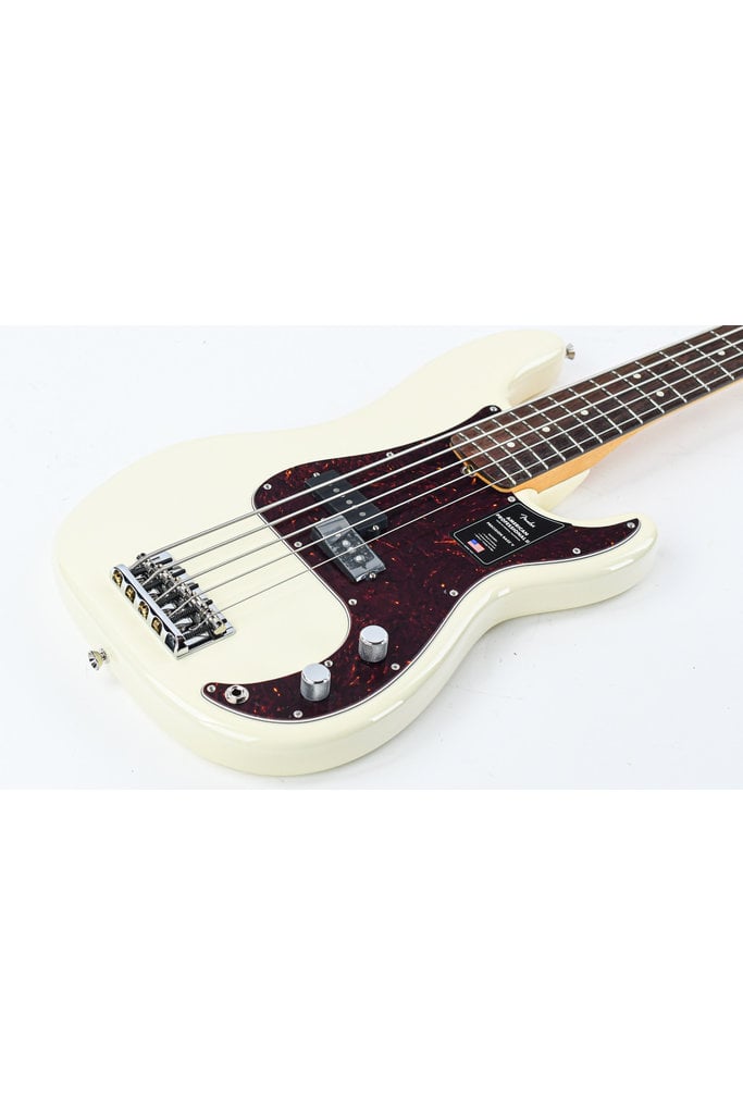 Fender American Pro Ii Precision Bass V Olympic White Rw The Fellowship Of Acoustics