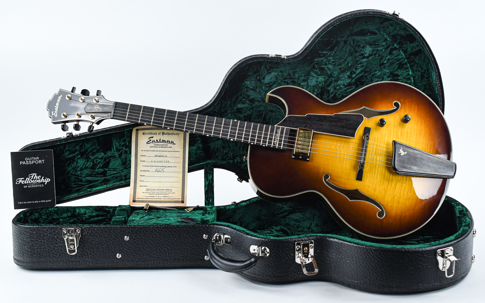 Eastman AR480CE LTD John Pisano 30th Anniversary Sunburst The Eastman AR480CE LTD John Pisano 30th Anniversary Sunburst The