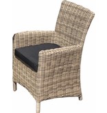 Stoel Lissabon - Naturel - Rond vlechtwerk