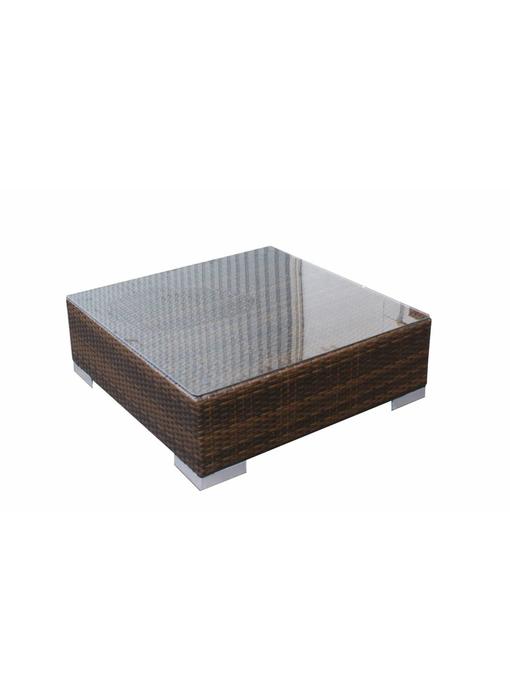 Tafel Londen - Bruin - Plat vlechtwerk