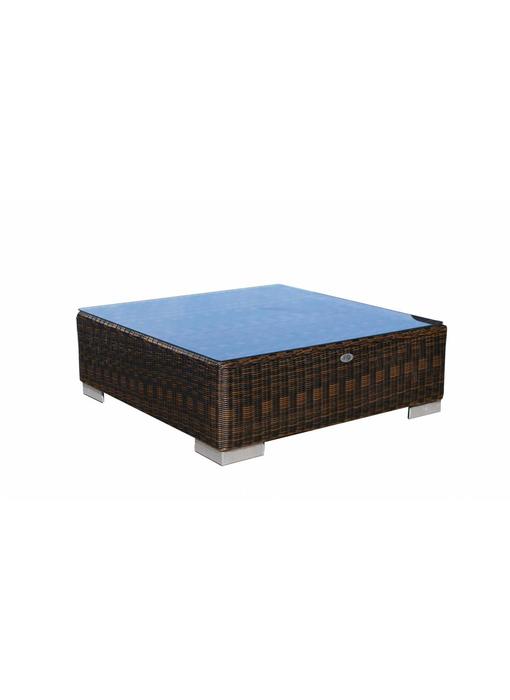 Tafel Londen - Bruin - Rond vlechtwerk