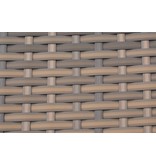 Loungeset Londen 3200 - Cappuccino - Plat vlechtwerk