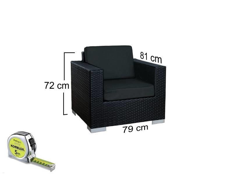 Loungeset Londen 3301-S - Cappuccino - Plat vlechtwerk