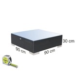 Loungeset Londen 3301-S - Cappuccino - Plat vlechtwerk