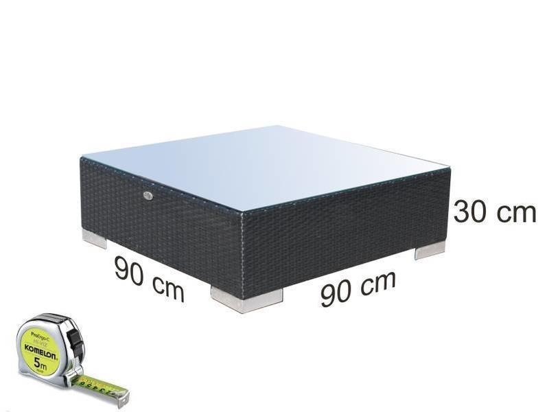 Loungeset Londen 3301-S - Cappuccino - Plat vlechtwerk