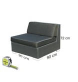 Loungeset Londen 3301-S - Cappuccino - Plat vlechtwerk