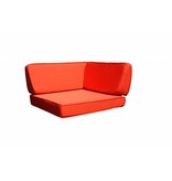Loungeset Londen 3201-S - Grijs geborsteld - Plat vlechtwerk