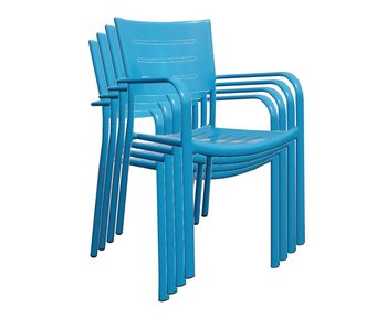 Stoel James blauw  - 4 halen,  3 betalen