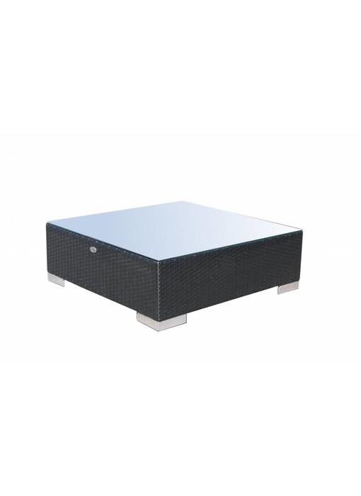 Tafel Londen - Zwart - Plat vlechtwerk