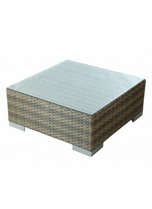 Tafel Londen - Cappuccino - Plat vlechtwerk