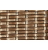 Tafel Parijs - Bruin - Plat vlechtwerk