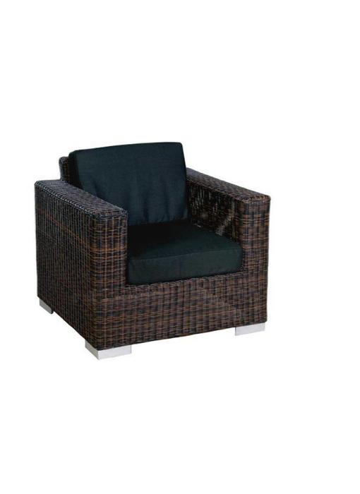 Stoel Parijs - Bruin - Rond vlechtwerk