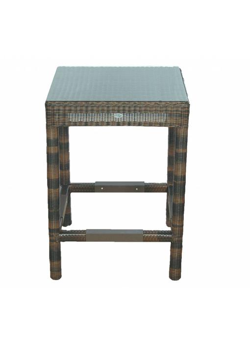 Bartafel Sofia - Bruin - Rond vlechtwerk