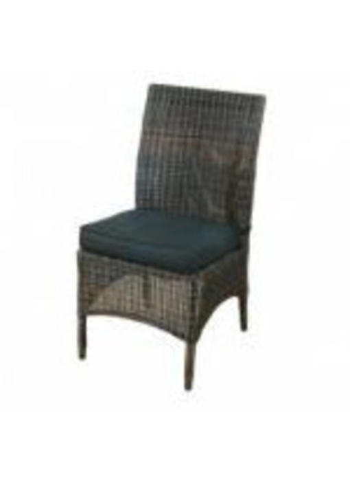 Stoel Madrid - Bruin - Rond vlechtwerk