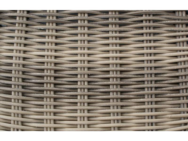 Stoel Lissabon - Naturel - Rond vlechtwerk