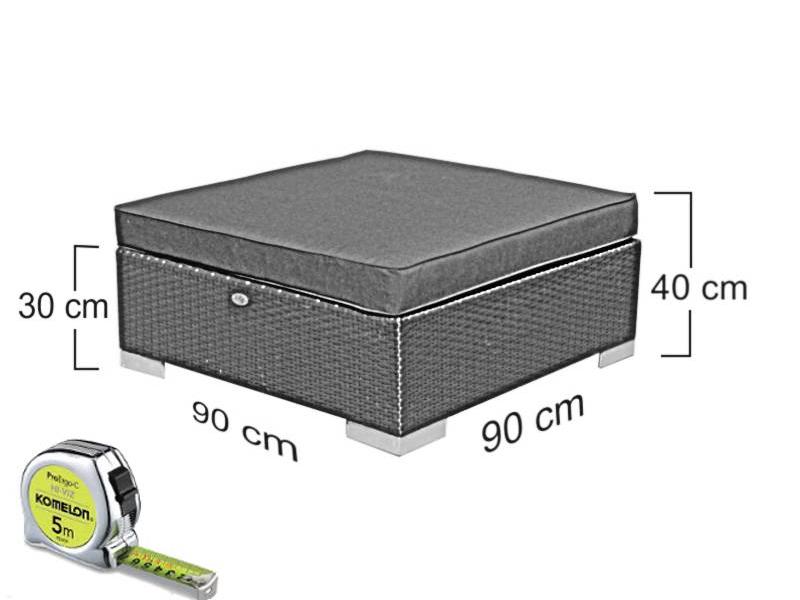 Loungeset Londen 1220 - Bruin - Rond vlechtwerk