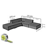 Loungeset Londen 1220 - Bruin - Rond vlechtwerk