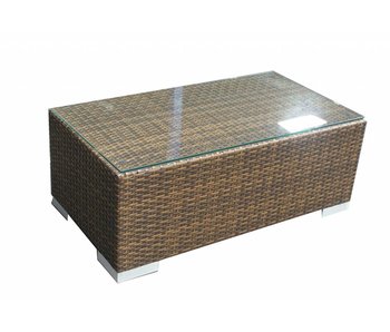 Tafel Parijs - Bruin - Plat vlechtwerk